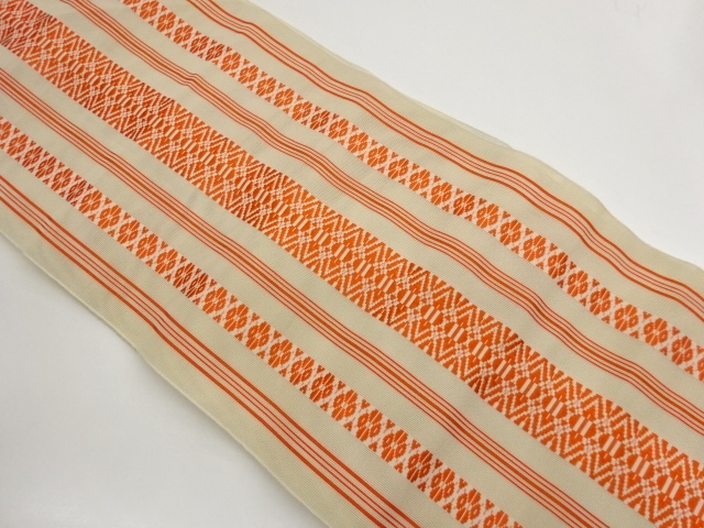 JAPANESE KIMONO / NAGOYA OBI FOR SUMMER / CHIKUZEN HAKATA 